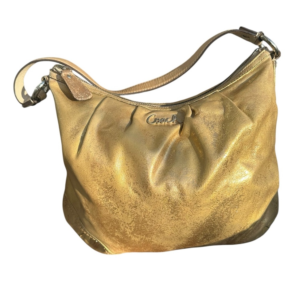Vintage Coach Y2K Pleated Soho Shoulder Bag